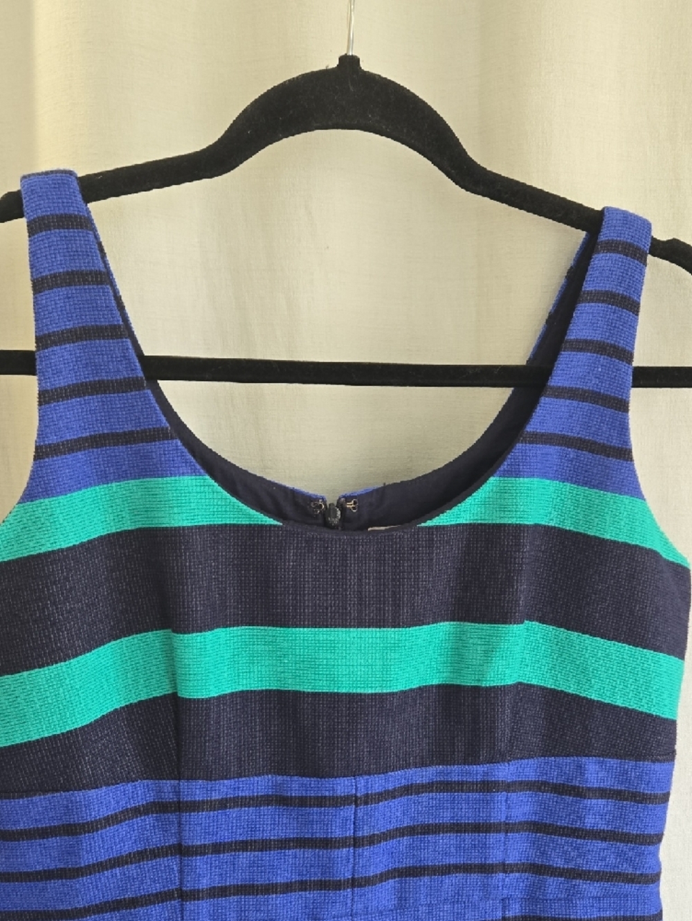LOFT Heavy Knit Striped Sleeveless Dress – Size 6, Like New - Picture 6 of 11